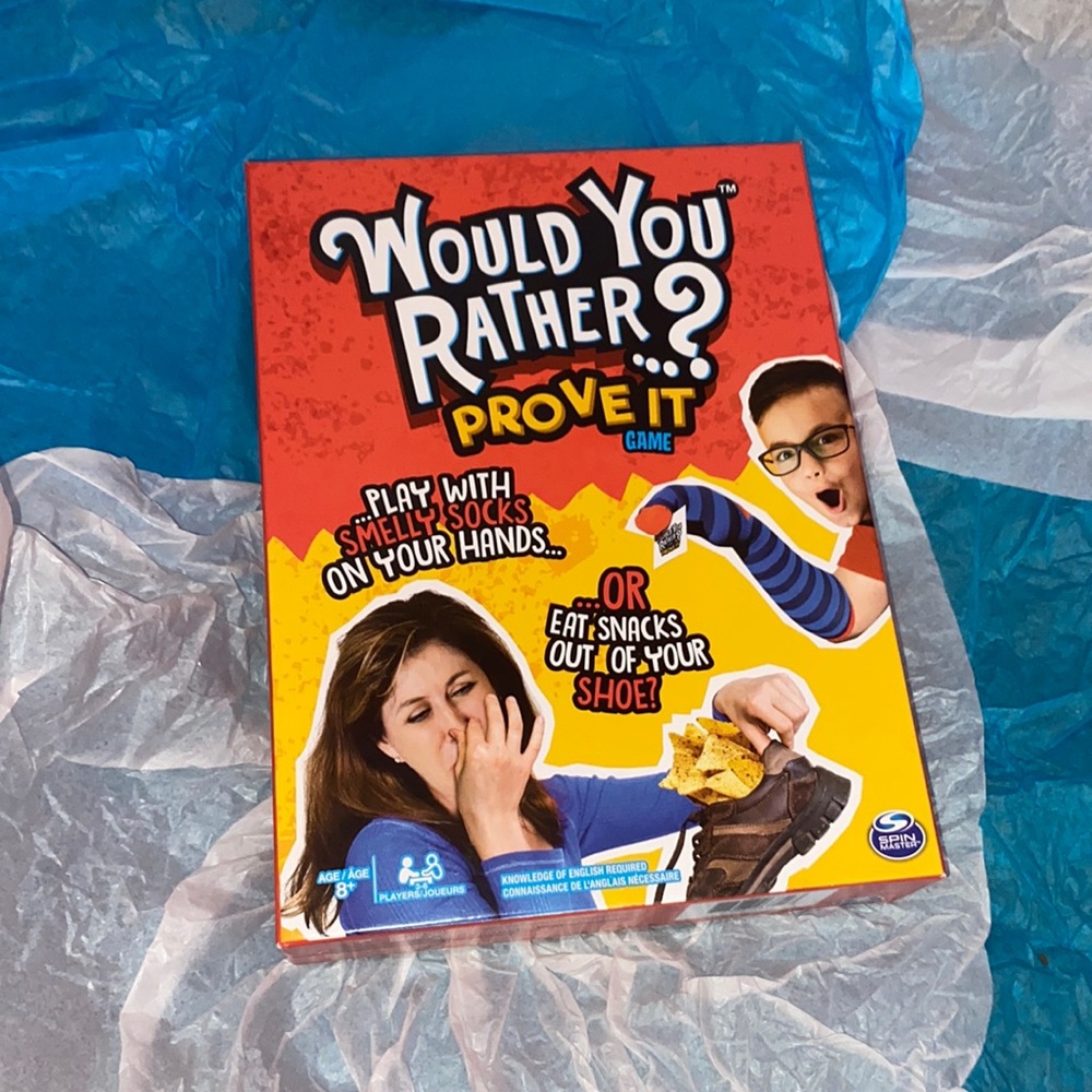 would you rather… prove it? game.